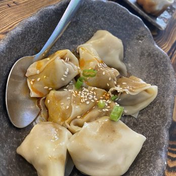 Dumpling Home - Pork Dumplings with Sesame Sauce and Red Chili Oil - Dim Sum Near Me - San Francisco, California