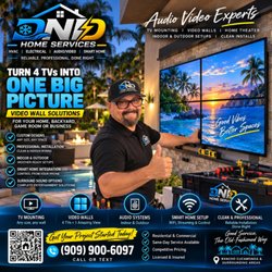 DND Home Services - Video Wall Tv Set up