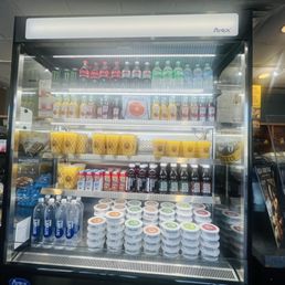 Bottled beverages and spreads to go