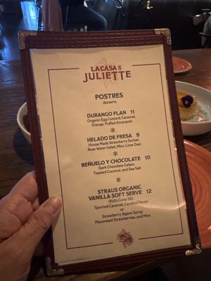 Menu photo 4 La Casa De Juliette Las Vegas, NV
