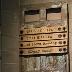 Still Hill Brewery - What's on tap on opening day!