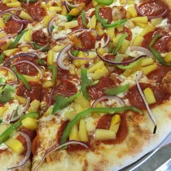 Nico's Pizza - Spicy Hawaiian with onions