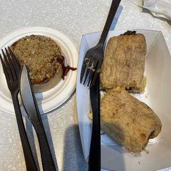 Premier Meat Pies - Sausage Roll and Apple Peach Cobbler - British Near Me - Seattle, Washington