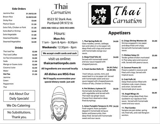 Thai Carnation Restaurant and Lounge by null