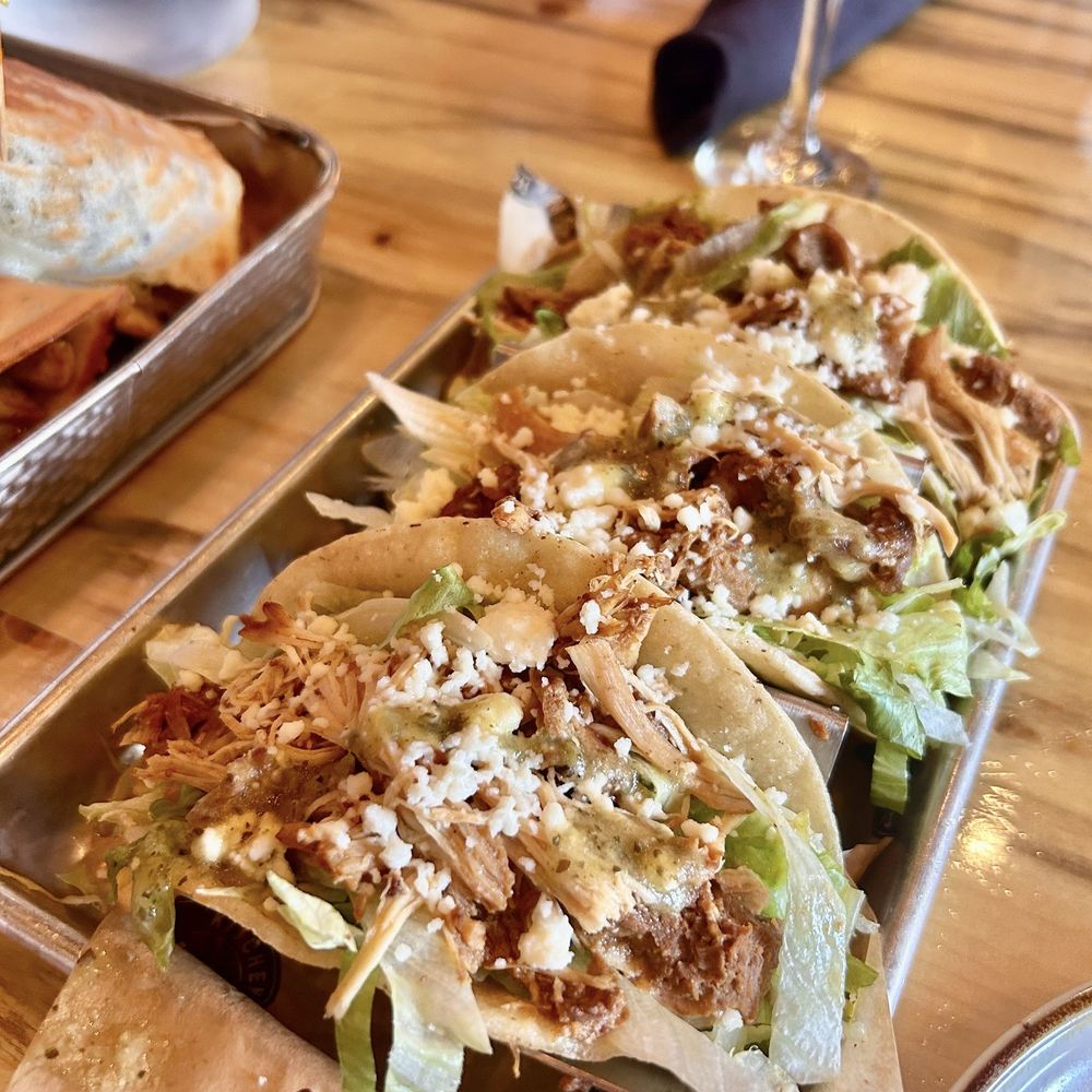 Publicans - Chicken Verde Tacos (3) - Burgers Near Me - Manhasset, New York Publicans - Chicken Verde Tacos (3) - Burgers Near Me - Manhasset, New York