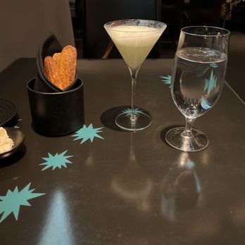 Coyote Cafe - Fabulous cocktail and homemade cornbread! - New American Near Me - Santa Fe, New Mexico