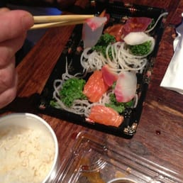 We had to go back twice and still didn't get items promised in the Sashimi platter. Do not expect to eat gluten-free! We had to go back twice and still didn't get items promised in the Sashimi platter. Do not expect to eat gluten-free!