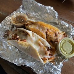 La Sabroza Tacos - Chorizo, Egg and Cheese