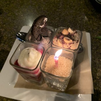 Seasons 52 - Mini desserts- don't miss these. They are so fun and yummy. - New American Near Me - Sunrise, Florida Seasons 52 - Mini desserts- don't miss these. They are so fun and yummy. - New American Near Me - Sunrise, Florida