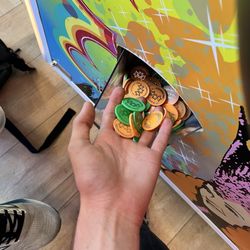 Indooroopilly Shopping Centre - On my flipping gosh so many tokens
