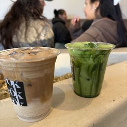 Earl grey coffee & matcha duo