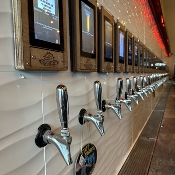 Brewport Tap House - a row of beer taps - Bars Near Me - El Segundo, California Brewport Tap House - a row of beer taps - Bars Near Me - El Segundo, California