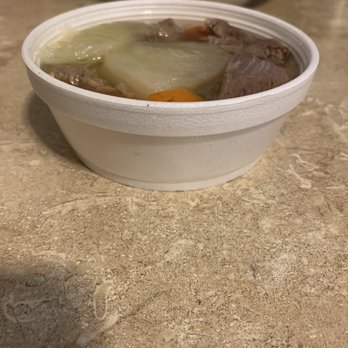 Avila's Mexican Restaurant - Caldo de res size "CUP" but this is a TEA CUP AND it cost $7.59 not worth the price - Mexican Near Me - El Paso, Texas Avila's Mexican Restaurant - Caldo de res size "CUP" but this is a TEA CUP AND it cost $7.59 not worth the price - Mexican Near Me - El Paso, Texas