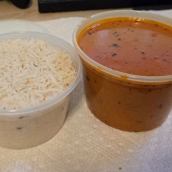 Bombay House - Medium spice level chicken tikka masala and ghee basmati rice - Indian Near Me - Scottsdale, Arizona Bombay House - Medium spice level chicken tikka masala and ghee basmati rice - Indian Near Me - Scottsdale, Arizona