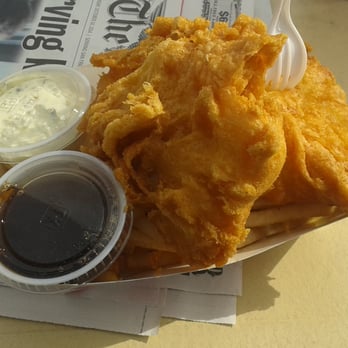 Red’s Java House - Fish and chips with tartar sauce and malt vinegar - Breakfast & Brunch Near Me - San Francisco, California