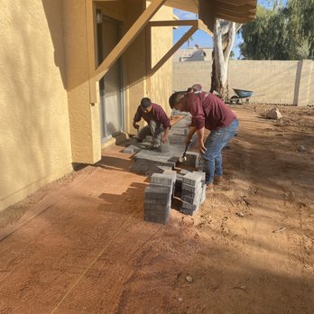 Gaytan's Landscape and Tree Services - Crew hard at work! - Landscaping Near Me
