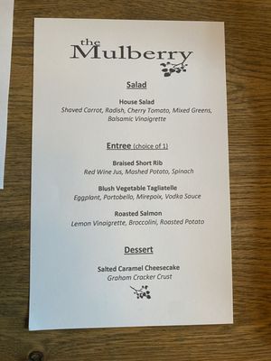 Menu photo 2 The Mulberry Philadelphia, PA Menu photo 2 The Mulberry Philadelphia, PA