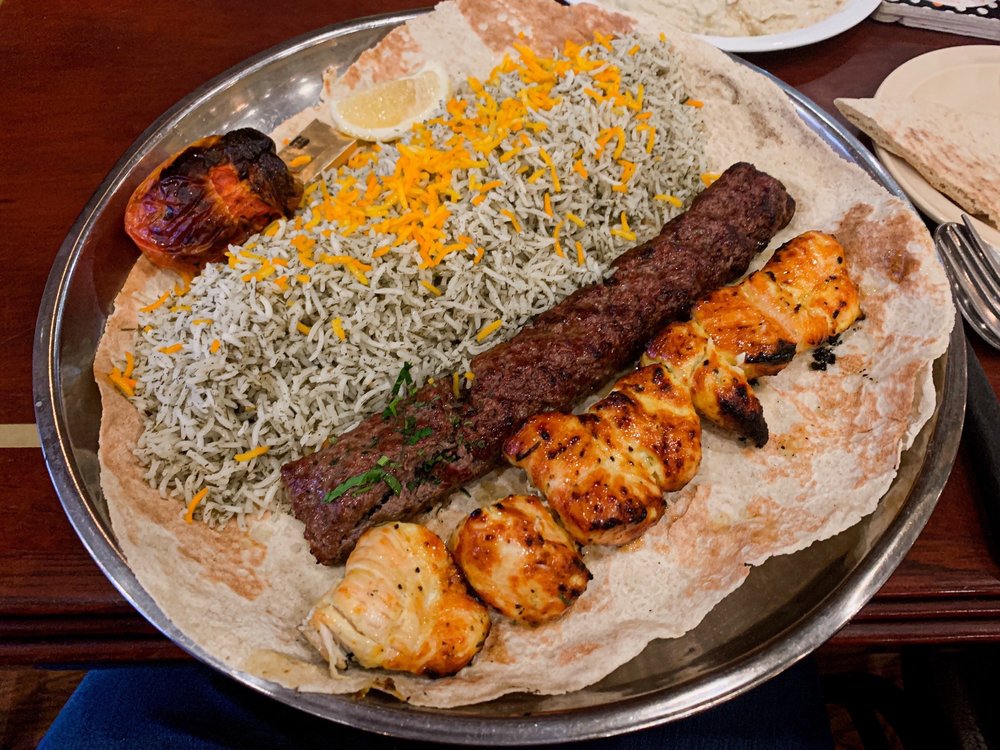 Food from Kabobi Grill