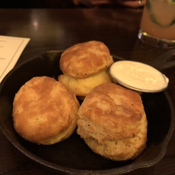 Copper Fox Gastropub - The biscuits (vegetarian) and honey butter were sooo delicious! - New American Near Me - Chicago, Illinois