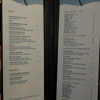 Aquifer 65 - Menu - Lounges Near Me - Palm Desert, California