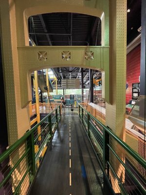 Photo of Michigan Science Center - Detroit, MI, US. Mackinac bridge