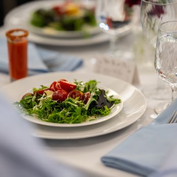 Seasoned In Seattle Catering - Summer Tomato Salad and Melon Gazpacho Shooter - Caterers Near Me - Seattle, Washington Seasoned In Seattle Catering - Summer Tomato Salad and Melon Gazpacho Shooter - Caterers Near Me - Seattle, Washington