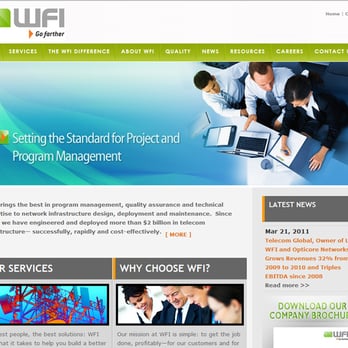 Robust Group - Wireless Tower Corporation Website - Web Design Near Me