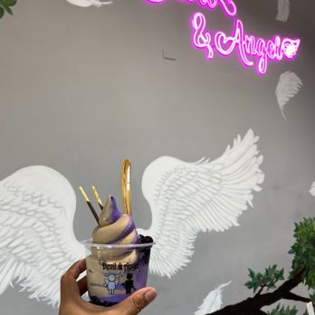 Devil & Angel Desserts - Taro & Coffee - Bubble Tea Near Me - Concord, California