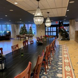 Trophy Room - Interior lobby with holiday decor (Winter 2022)