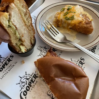 Cooper’s Tavern - Coop-fil-a with fried Mac & cheese - Burgers Near Me - Little River, South Carolina