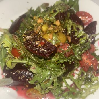 The Capital Grille - Roasted Beet and Goat Cheese Salad with Crushed Pistachios and Citrus Vinaigrette - Steakhouses Near Me - Cincinnati, Ohio The Capital Grille - Roasted Beet and Goat Cheese Salad with Crushed Pistachios and Citrus Vinaigrette - Steakhouses Near Me - Cincinnati, Ohio