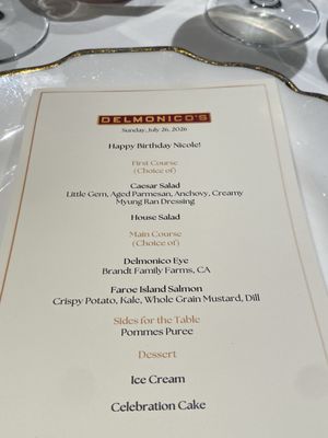 Menu photo 1 Delmonico's New York, NY Menu photo 1 Delmonico's New York, NY