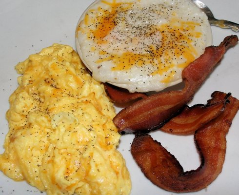 Photo of Thumbs Up Diner - Atlanta, GA, US. eggs, bacon, and hash browns