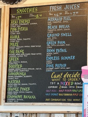 Menu photo 8 Playa Bowls Austin, TX