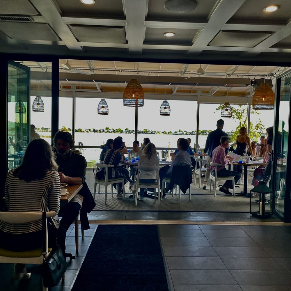 La Plage - people sitting at tables in a restaurant - Desserts Near Me - Westport, Connecticut La Plage - people sitting at tables in a restaurant - Desserts Near Me - Westport, Connecticut