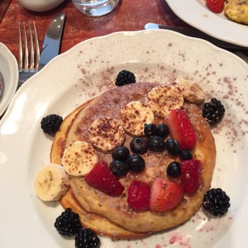 Sant Ambroeus Madison - Pancakes with fruit - Italian Near Me - New York, New York Sant Ambroeus Madison - Pancakes with fruit - Italian Near Me - New York, New York