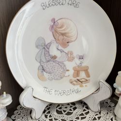 MCC Thrift Store - My Favorite find! Vintage precious moments decor plate.