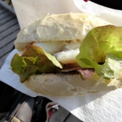 Fischkutter Inselfisch mit FischBrötchen & Räucherfisch - Hafen Timmendorf Strand Fischkutter Inselfisch