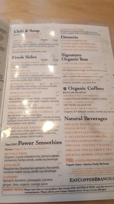 Menu photo 7 Copper Branch Mississauga, ON