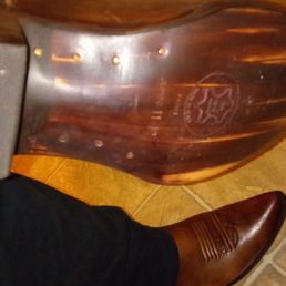 Goodyear heel, leather resole Goodyear heel, leather resole