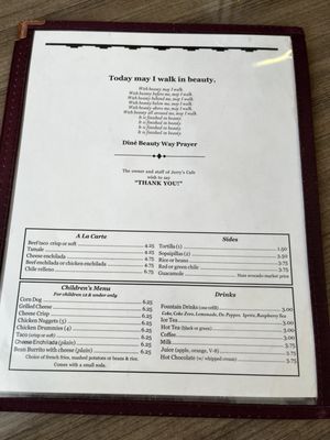 Menu photo 2 Jerry's Cafe Gallup, NM