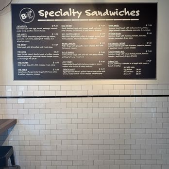 Bo's Bagel - Bagel sando menu! - Bagels Near Me - Ann Arbor, Michigan