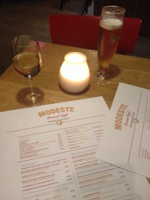 Menu photo 1 Grand Café Modeste Antwerp, VAN