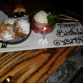 Yardbird - Courtesy birthday desert the State Fair Fry. (Fried Oreo and Fried Twinkie) Thanks Christina! - Southern Near Me - Las Vegas, Nevada