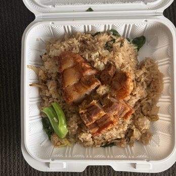 Crispy Pork Station - What was delivered - Thai Near Me - Panorama City, California