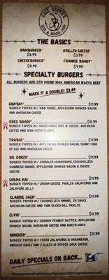 Menu photo 7 Jack Brown's Beer & Burger Joint - Murfreesboro Murfreesboro, TN Menu photo 7 Jack Brown's Beer & Burger Joint - Murfreesboro Murfreesboro, TN