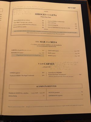 Menu photo 2 Cadaqués Barcelona, B