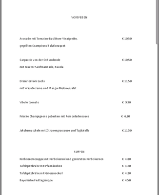 Menu photo 1 Landgasthof Brummer Röhrmoos, BY Menu photo 1 Landgasthof Brummer Röhrmoos, BY