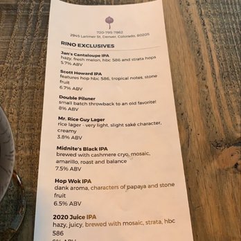 Odell Brewing Co - Five Points Brewhouse - Beer list - Breweries Near Me - Denver, Colorado