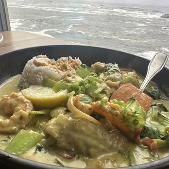 Tidal Raves - Green Seafood Curry - New American Near Me - Depoe Bay, Oregon Tidal Raves - Green Seafood Curry - New American Near Me - Depoe Bay, Oregon